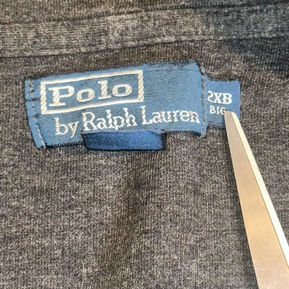 Polo Ralph Lauren Full Zip Hoodie Sweatshirt Ribbed